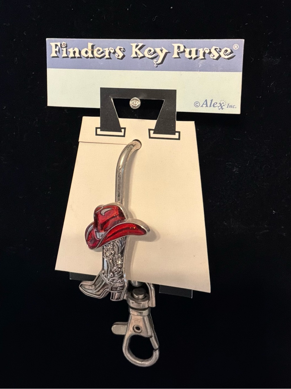 Red Cowboy Hat & Boot Key Finder